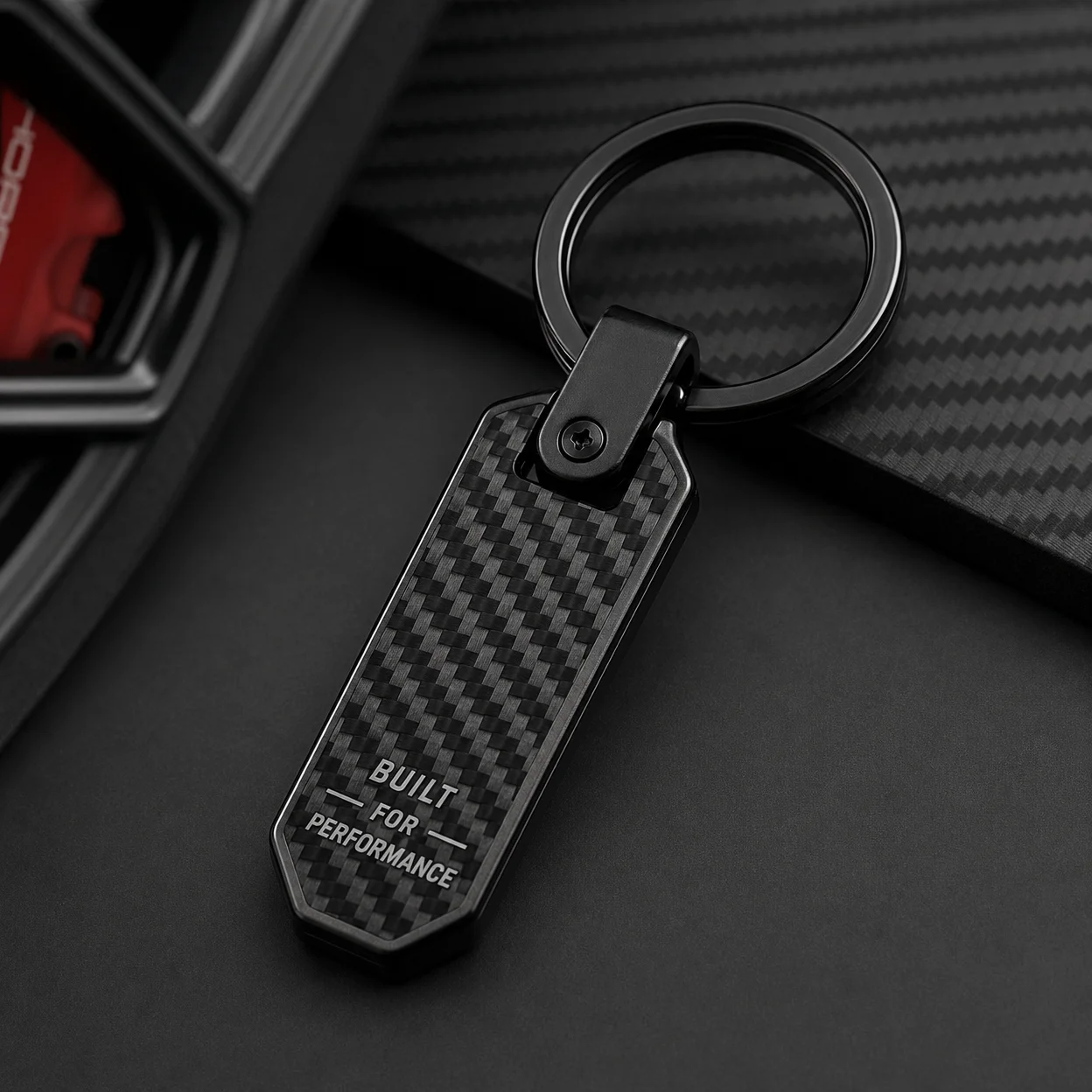 Leather Tassel Keychain